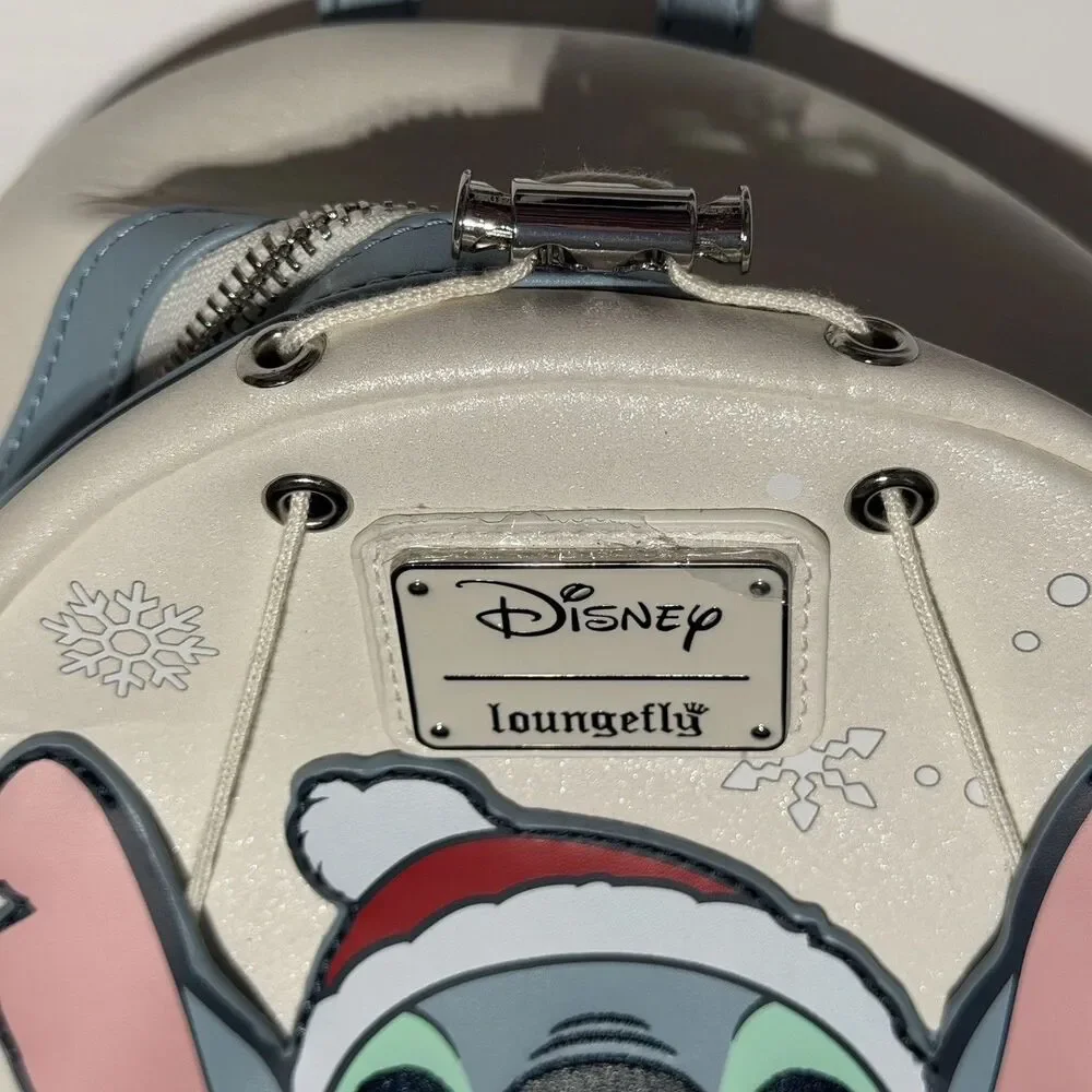 Loungefly Disney Stitch Snow Angel Cosplay Mini Backpack - New NWOT
